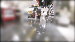 #013 子供服ショップ店員さん デニムワンピ赤P voyeur jp 2