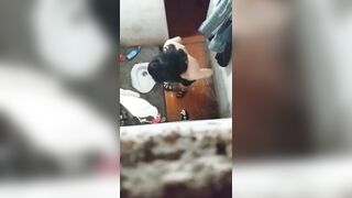 Young Women Taking the Shower toilet 6 (6)