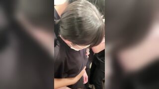 【流出】H県A市大手ファミリーレストラン／可愛すぎる美巨乳J○バイトを男女ペアで痴かん行為／悲惨な喉奥イラマ＆大量中出し jav jvip 5