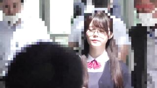 《XマスP還元》【電車痴かん】清楚すぎるセーラー美少女がまさかの痴かん待ち★ 駅のトイレで絶品Hカップを晒して全裸姦からの公衆顔射 jav jvip 4