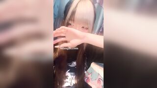 ツインテールで後ろから突いて突きまくる姿は最高のハンドル♥️白ストッキングJK制服＋ロリータ幼女優ちゃんの色んなセックス動画集 jav jvip 3 (2)