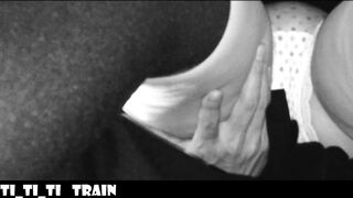 満員電車でニーハイ K を長時間痴漢 進撃の痴漢  Part35 voyeur jp 2 (1)