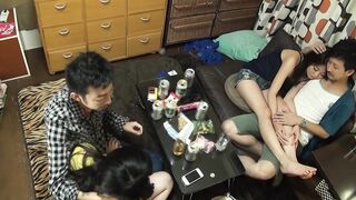 FC2PPV 4844853 【日常生活系リアルハメ撮り】撮りためてたやつ 友達集めて4P編 [有] jav