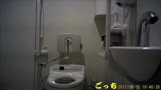 【トイレ】腹痛で3回も入室 voyeur jp (1)