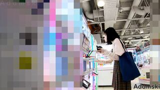 【4K】見上げるUFO＃42 （メガネの女学生さん） voyeur jp