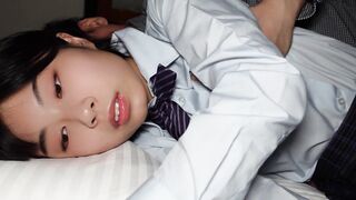 【イタズラ】リアル時かけ美※女！青チェ公立校の生◎会長制服女子／電マ＆生ハメで中出しザーメンごと爆潮噴射【高画質】 jav jvip 6