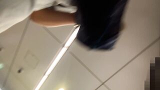 ピンクのレースパンティーの女の子 ♡ voyeur jp 1