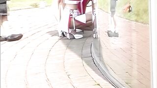 0035TokyoAutoSalon2023 キャンギャル撮影に来たものの清楚系純白コンパニオンちゃん 、その他の方が堪らなかった件 voyeur jp 4