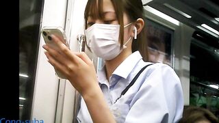 【再販】小顔で可愛いOLさんのお花パンティ丸見え！ voyeur jp