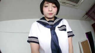 【再販】幼顔女子ちゃんのコットンパンティに指穴がつくシミパンオナニー jav jvip