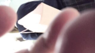 ◆ 自販機に仕掛けたカメラでパンチラ盗撮 　51, 【ホテルウーマン】ハプニング！紐パン半脱げからズレてマ○コ丸見えに！アナル＆ブラも voyeur jp 5 (1)