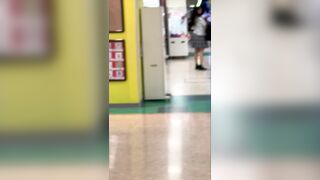 【同業有】美人お姉さんの生白サテンパンツ voyeur jp 1