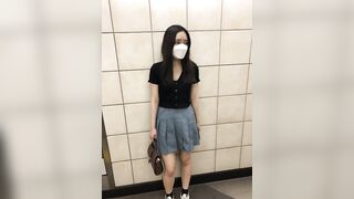 【同業有】美人お姉さんの生白サテンパンツ voyeur jp 5
