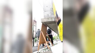 【同業有】美人お姉さんの生白サテンパンツ voyeur jp 6