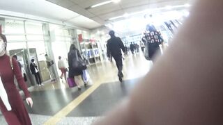 【4k】 テーパードパンツ長身美人 OLのお尻, 激揺れアンミラ系白ニットさんに今年最後のダメ元ナンパ!!! ちょっと口リ系フェイスのショーパンちゃ voyeur jp 2 (4)