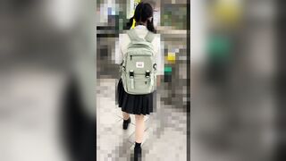 【バス痴漢 ＳＰ】 超アイドル級 優しい純粋な処女 Ｋに爆発 バレそうなところ友達の視界をふさぎ確信の受け入れ voyeur jp 3