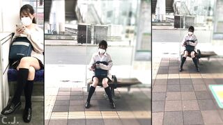 【制服JK！睡魔が襲う！8 】 見つめていたい voyeur jp 1 (4)