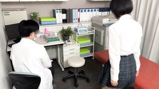 【検診センター】●波高校3年 M.S 純度100％のセクハラ触診からの無許可膣奥射精 jav jvip