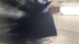 ツインテール清楚鬼カワK  超食い込みTを逆さ撮り voyeur jp 5