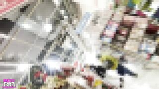 衝動的に撮れた【白P】 若干食い込み生活感溢れる Pがエロかった【マスク顔出しそのまま】 voyeur jp 1