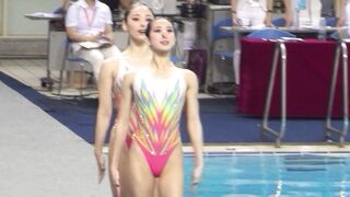 【シンクロ★動画】 美人姉妹丼リターン ！ハイレグ競技編[16ASCv2] voyeur jp