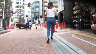 No.498 ピタッとエロ尻を黒スキニーで安定的に見せつけてくれるギャル姉さん , 激しく揺れる美女の出勤, 017 ピッタリ張り付くスキニー神尻 voyeur jp 3 (1) 2