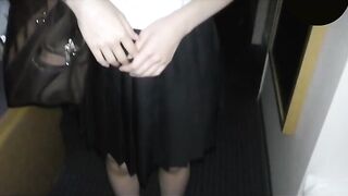 可愛い彼女との日常。 お尻丸出しのフェラで最後は飲み干す 、これがいつものプレー。。。本日撮影　駒大１年Ｆカップ美女　めちゃ可愛い　中出 jav jvip 3 (4)