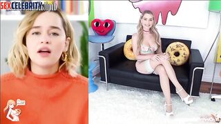 All her holes were fucked and licked - Emilia Clarke hot celebrity sex wpop allpop