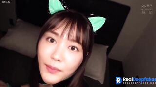 Sexy Kitty In A Latex Suit Making Blowjob - あらがき ゆい フェイクポルノ Yui Aragaki Ai ⭐ RealDeepfakes jpop allpop