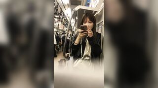 長編シリーズ562 S 級美人ギャルお姉さんの真上対面エロ過ぎる生脚美脚 , スレンダーな黒ストッキング美脚が美しい可愛いOLさん（前編）1, JK風制服 voyeur jp 1 (3)