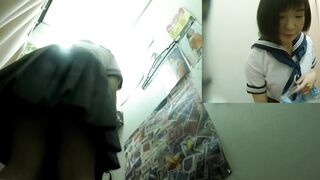 椿○奴似のお姉さんが着替えますよぉ ！！　僕のお店の試着室182 voyeur jp 4