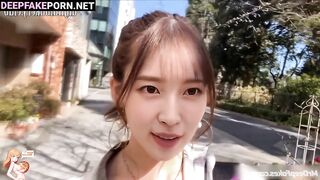 Fast and confident handjob in the bathroom, Arin (아린 오마이걸) deepfake video kpop allpop