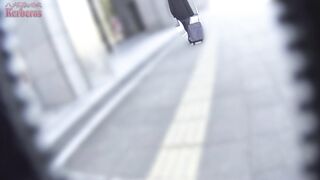 【無修正ｘ個人撮影】民泊利用のOLさんがチェックアウト！スーツ姿で帰るところを確保！人がいるのにカフェで巨大バイブを挿入してもらって jav jvip