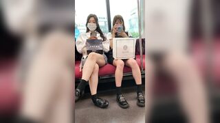 脚フェチ411 S級美人お姉さんの対面エロ過ぎるパンスト美脚, 脚フェチ415 2名の美人お姉さんの対面エロ過ぎる生足美脚 voyeur jp 2 (3)