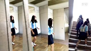 [4K]顔あり！厳選！どエロ生パンツのギャルJKちゃん5人 voyeur jp 4