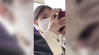 めちゃかわツインテールちゃんルーズソックス編、撮影バレ[Train][逆さ][顔出し][４K][特典あり], 【撮影バレ１７】TikTok系女子 voyeur jp 1 2 (3)