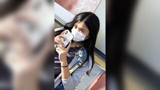 めちゃかわツインテールちゃんルーズソックス編、撮影バレ[Train][逆さ][顔出し][４K][特典あり], 【撮影バレ１７】TikTok系女子 voyeur jp 3 (4)