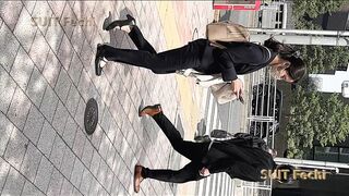 アパレル営業 商品よりも自分の白パンアピール Part2, 【4K60P街撮り】レースのパンティーがくっきり！！パンティー透け透けのお姉さん2 voyeur jp 2 (4)