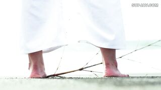 CAWD-954 When you fuck her, she screams and cums like crazy. Judo genius girl Mura Runa (20) AV debut Mura Runa Censored