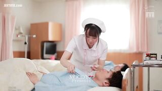 MIDV-259 Big breasted nurse gets an aphrodisiac applied by a dirty patient and can't stop giving titty fucks and creampies - Fumika Nakayama Reducing Mosaic JAV