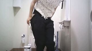 無修正　コンビニトイレ2カメ盗撮 voyeur jp 1