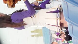 『祭りでチアダンス』日向坂46にいてそうな美少女発見！ voyeur jp 9