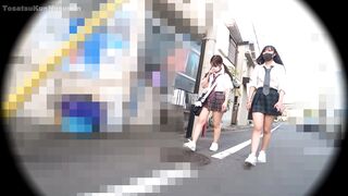 【粘着痴漢】ダメダメ言う割に感じまくる超敏感な巨乳J○！ムチムチなカラダは抱き心地最高で速攻で昇天＆中出し jav jvip 4