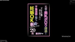 WAAA-614 My Brother's Wife's Beautiful Breasts Are Exposed and I Fall Into Temptation with Dirty Talk, and I'm Pregnant, So I'm Making 20 Creampies wi... Reducing Mosaic JAV