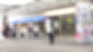 NHDTC-163 A girl in a sheer shirt is pulled out of her underwear on the train and her big breasts are exposed through the sheer shirt. She can't resis... Censored