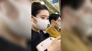 黒ワンピ美少女JDのサテン白パンツ, 素敵な笑顔でパンティ見えっぱなし！　電車対面, 哲夫の快楽盗撮9, 【セット】スタイル抜群の黒髪美人K voyeur jp 1 (3)