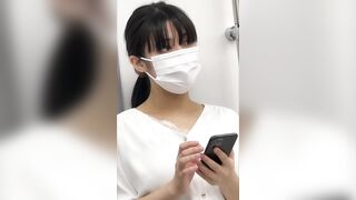 【電車おっぱい痴漢】極上S級美女OLのおっぱい揉みしだき voyeur jp 1