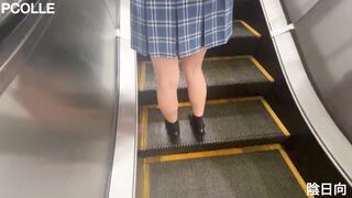 【限定特価500円】JK14人の生Pの逆さ撮りワンコインセット voyeur jp