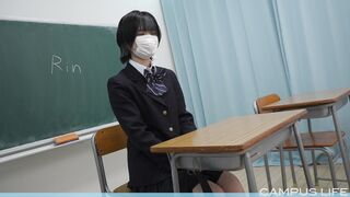 スレンダー美人歯科衛生士、メイドコスで見せつけオナをさせられた上に我慢できない僕に挿入されイカされる jav jvip 2