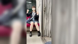 JK盗撮日記19 美脚ミニスカJK【追加映像含む完全版】 voyeur jp 2